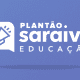 Banner com o ícone de um alto-falante à esquerda da escrita: Plantão Saraiva Educação #3